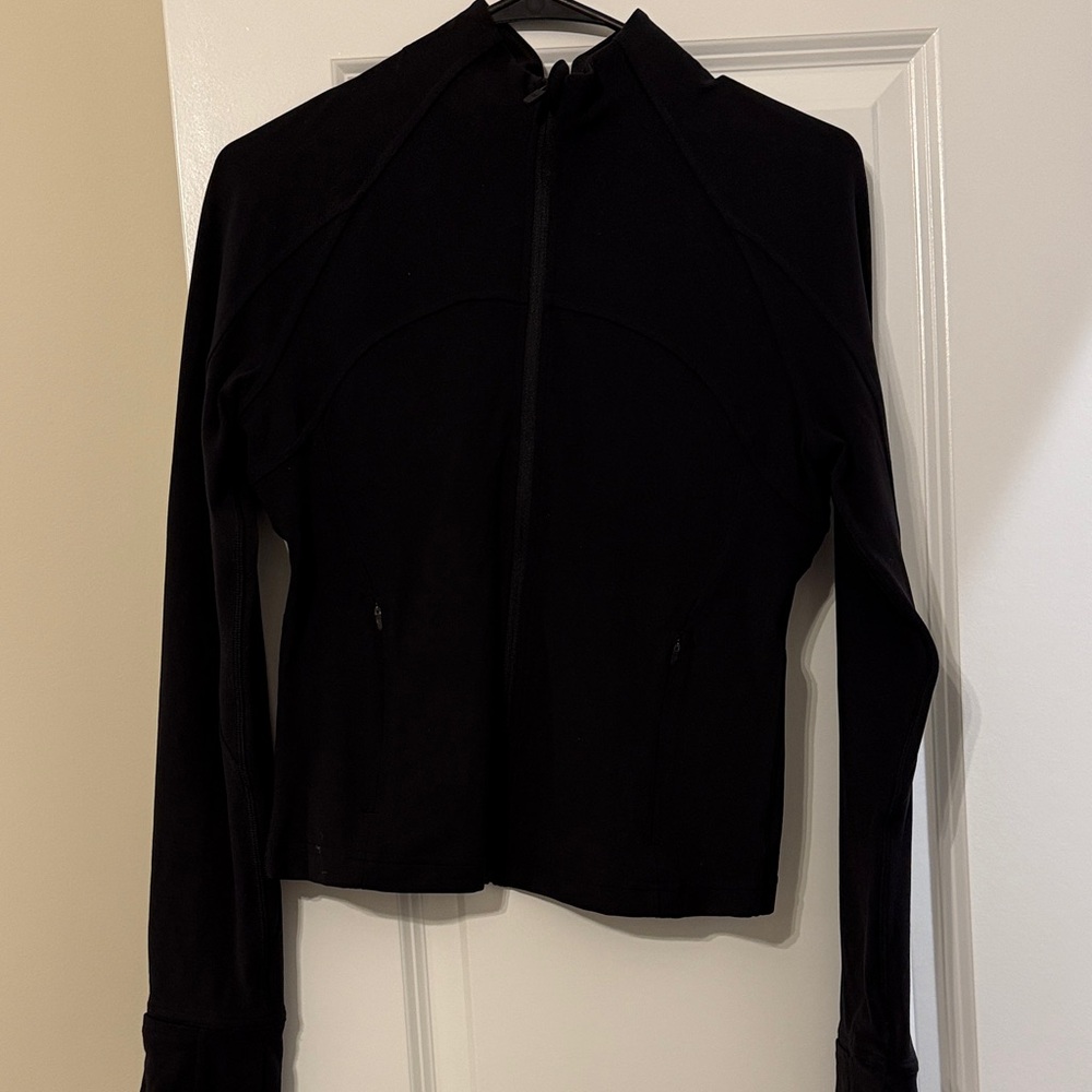 Lululemon cropped define Women's Black Jacket